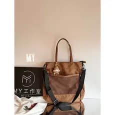 Meu novo estilo sacola de grande capacidade leve All-Match Commuter saco portátil Multi-bolso um ombro Diag
