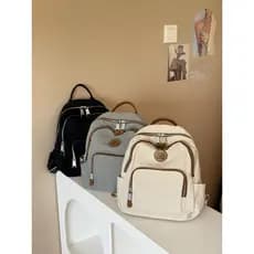 Minha mochila Multi-bolso nicho coreano mochila Commuter mochila pequena estilo japonês coreano rua na moda