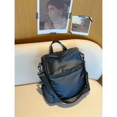 Meu novo estilo nicho mochila pode ombro Commuter textura de viagem mochila de couro macio unissex estilo simples mochil