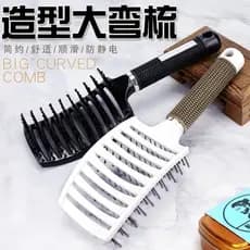 Costelas de porco pente masculino grande volta Retro óleo pente Curling pente cabelo fofo estilo estilo pente ferramenta