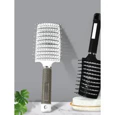 Pente especial de cabeleireiro, pente grande curvo de costelas de porco, estilo masculino, feminino, pente de fileira gr