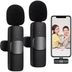 Microfone de Lapela Tipo C Lelong 2 microfones na caixa IPHONE 15 , ANDROID