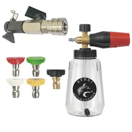 Kit Válvula Esfera 1/4" Conexão Rápida Lavadora Alta Pressão Karcher Lavor Stihl Nilfisk