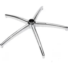 BASE/ESTRÊLA PIRAMIDE EM METAL CROMADA PARA CADEIRA DE ESCRITÓRIO - BA-H320 - MAKKON