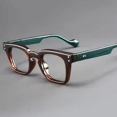 Novos Óculos Unissex de Moda Retro com Armação Grande e Proteção Contra Luz Azul + JNIC V8NZ