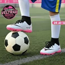 Chuteira Futebol Infantil 26 ao 33 Alta Performance Direto da Fábrica - Várias Cores
