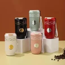 Copo térmico de café inteligente 420ml Xícara de café em aço inoxidável 304que acompanha copo de isolamento—1707