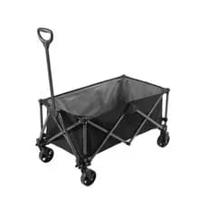 Carrinho de acampamento portátil e dobrável para acampamento ao ar livre, armazenamento de carro, venda de rua, carrinho