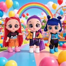 2026 Última Boneca Musical Caçador De Bruxa , Com Olhos De Tigre Azuis Feitos À Mão 5D Estereoscópicos , Bri