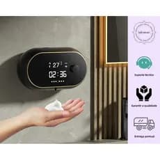 Máquina de Sabonete Automática Sensor Touchless Espuma/Líquido Recarregável USB