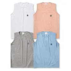 Kit 04 Regatas Lisas Básicas Coleção Infantil Masculina Menino Cores Sortidas Do 3 Ao 16 Anos