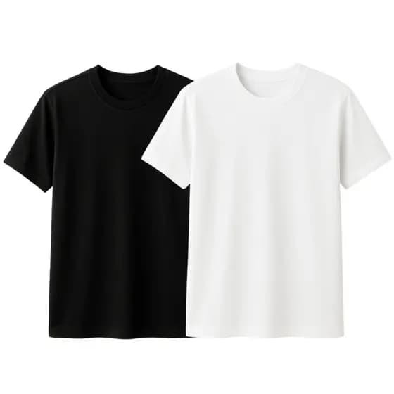 Kit 2 Camisetas Masculina Básica Lisa Sem Estampa