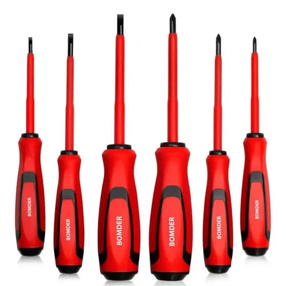 Kit Chaves Isolada Para Eletricista Imã 6 Peças Profissional