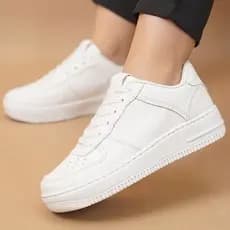 Tênis Branco Feminino e Masculino Premium Antiderrapante Leve e Macio Confortável