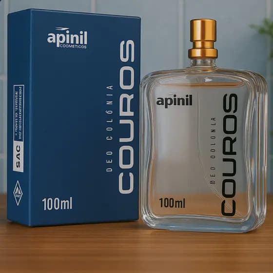 perfume masculino original 100ml Apinil Couros