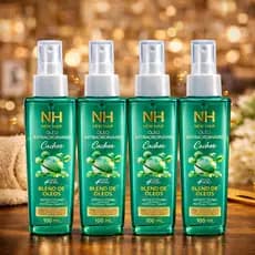 Kit 4 Óleo Extraordinário NH New Hair Cachos 100ml Blend de Óleos Antifrizz Brilho