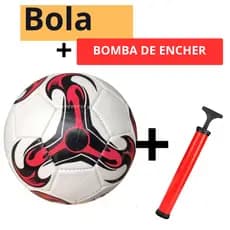 Kit Bola Campo Dute Futsal Oficial + Bomba De Ar Manual Portátil Para Encher Bola Tamanho  Oficial