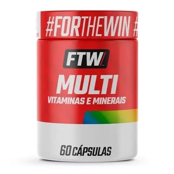 Multivitamínico FTW 60 Cápsulas Original Vitaminas e Minerais Suplemento Alimentar