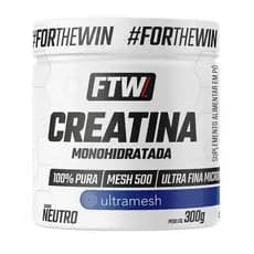 Creatina Monohidratada Ultra fina Micronizada Mesh 500 - Pote 300g - FTW