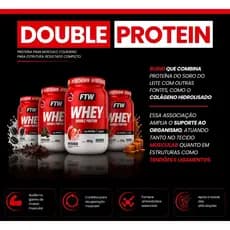 Whey Protein FTW Double Protein 900g Original Concentrado e Isolado
