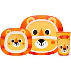 Kit Refeição Zoo Leao Buba 3 Peças