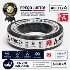 4 rolos Cabo Flexivel Fio 1x2,5mm - 400metros -100 metros de cada azul-preto-vermelho-verde CERTIFICADO ABILITY