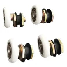 Roldana rodinha para box de vidro, box de banheiro blindex, kit com 4.