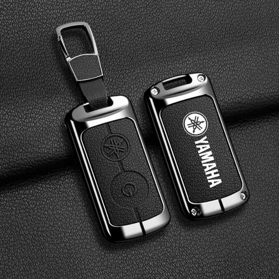 Capa de Couro para Chave de Carro, YAMAHA XMax 125 250 309 300 400 Tricity NMAX 125 Tmax Tech Max, Acessórios para Chave