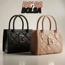 Kit 2 Bolsa Feminina Elegante Com Alça De Ombro Lateral Alta Capacidade Moda 2026