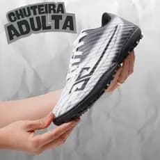 Chuteira de Futebol Campo Sintético Solado de Alta Colado e Costurado Conforto Prolongado