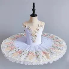 Traje ballet gaze saia Suspender saia dormir beleza desempenho ballet crianças revisão dança traje meninas
