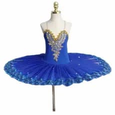 Crianças vestido de dança bordado Suspender vestido luminoso pequeno cisne Ballet traje quente diamante vestido