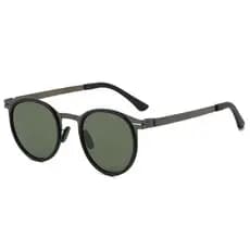Óculos de Sol Polarizados 2026 para Homens e Mulheres, Óculos de Sol Redondos Retrô UV400, Óculos Vintage Masculinos e F
