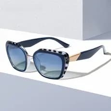 Novos Óculos de Sol Polarizados Cat-Eye para Mulheres, Estilo Europeu e Americano, Óculos de Sol com Proteção UV, Armaçã