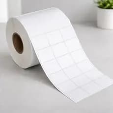 Kit 06 Rolos Etiqueta Term 33x23 | 3500 Etiquetas Branco