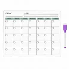 Quadro Lousa Planner Mensal Apagável Branco Com Caneta Organização Semanal
