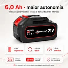 Bateria Li-ion 21V Chave De Impacto Parafusadeira Motosserra 6000mAH 4000mAH 2000mAH