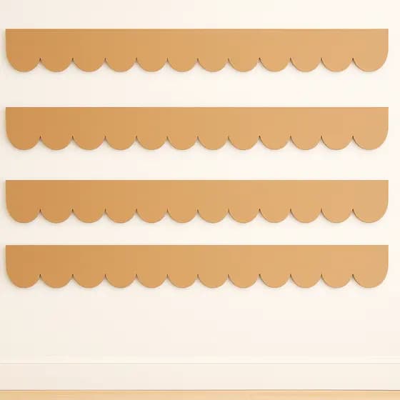 Kit até 4 Réguas Decorativas Babado em MDF – 75x8cm