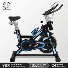 Bicicleta Ergométrica Profissional Academia Em Casa Spinning Bike Fitness Treino Cardio Suporta 150kg