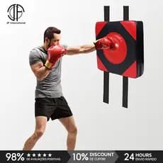 Alvo De Boxe Parede 30x30cm Sem Perfuração Academia Em Casa Artes Marciais Treino De Luta Fitness Equipamento