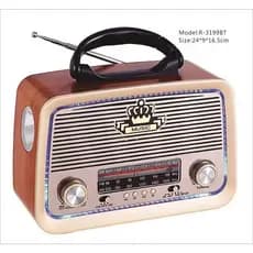 Radio Retro bluetooth ,entrada usb,microsd lanterna e sainda auxiliar 3199 3188 e 103S