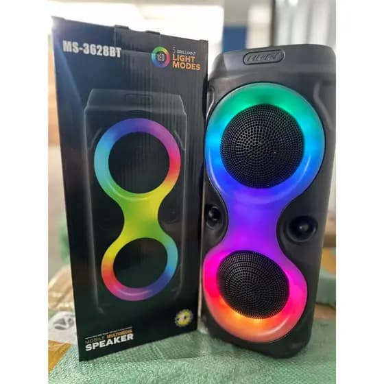 Caixa De Som Bluetooth Grande Caixa De Som Bluetooth Caixa De Som Potente Caixa Som Com Led RGB FM