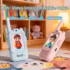 2026 Interfone De Vídeo Infantil walkie-talkie Para Meninos E Meninas Brinquedos Telefone Carregamento Sem Fio Crianças