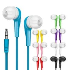 Peças 10 unidades Fone de Ouvido Estéreo com Fio  Stereo Headphone