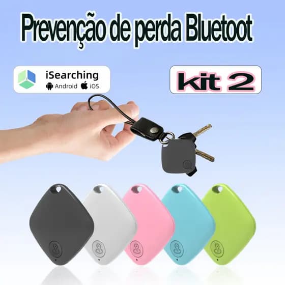 Smart Air Tag Rastreador Bluetooth para iPhone | Localizador App iOS Objetos Perdidos/Pet