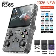 Console De Videogame Retrô Original R36s23000 + Jogos IPS HD De 3.5 Polegadas Player Gmaing De Bolso Retrôid