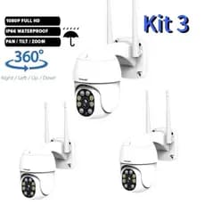 Sistema De Câmera De Segurança IP WANMEI WiFi De 1/2/3/4 Canais-Visão Noturna Colorida , Áudio Bidirecional , IP66
