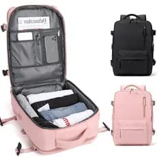 Mochila De Viagem Feminina Grande Capacidade Com Compartimento Notebook Multiuso Pratica E Confortavel