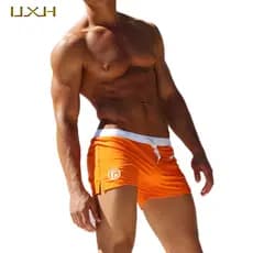 Sungas Masculinas Cueca Boxers Respirável Confortável Cintura Baixa Com Bolso 26016