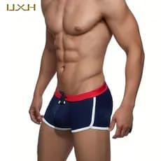 Sungas Masculinas Boxers Respirável Confortável Cintura Baixa Apertado 26011